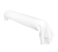 Linnea Taie de traversin uni 230x43 cm 100% Coton Alto Blanc