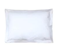 Linnea Taie d'oreiller uni 70x50 cm Pur Percale Primo Blanc