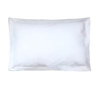 Linnea Taie d'oreiller uni 80x50 cm 100% Coton Alto Blanc
