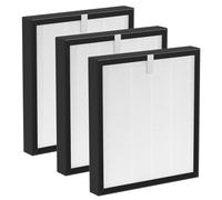 LINNIW TZ-K2 Lot de 3 filtres de rechange compatibles avec purificateur d'air ToLife TZ-K2, filtre 3 en 1 HEPA TZ-K2 haute efficacité, charbon actif et préfiltre, filtre de rechange TZ-K2-A