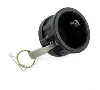 Linnkyfloa Adaptateur de vidange pour réservoir fourre-tout IBC pour raccord de 5,1 cm - Récipients IBC - Tuyau d'arrosage Camlock - Joint en silicone polypropylène résistant à la rouille et