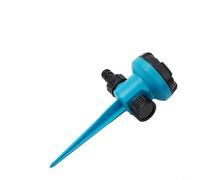 Linnkyfloa Arroseur de pelouse rotatif à 360 ° pour jardin cour extérieur - Pulvérisation automatique à 360 degrés - Économie d'eau - Couverture adaptable - Construction ABS étanche - Raccord rapide