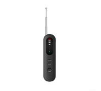 Linnkyfloa Détecteur de caméra dissimulé sans fil Localisateur GPS Scanner de signal RF avec lentille infrarouge 6 sensibilités réglables pour voyage pour chambre d'hôtel Sécurité en plastique noir