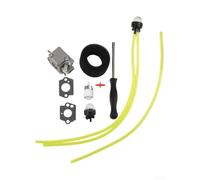 Linnkyfloa Kit carburateur 753 pour 05133 pour débroussailleuse Troy- Tb10cs Tb20cs Tb20dc Tb310qs Tb70ss Tb90bc pour souffleur de feuilles avec joints d'étanchéité Filtre à air Conduites de carburant