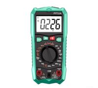 Linnkyfloa Multimètre numérique True RMS NCV Testeur électrique 2000 V 20 A Gamme automatique, étui de protection en caoutchouc résistant aux chocs, testeur électrique pour photovoltaïque solaire et