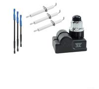 Linnkyfloa Pour Ts-ig3007 Kit d'allumage de rechange pour Memphis 4" - Allumage en plastique Bs avec 3 fils d'électrode montés 3 électrodes en céramique Montage direct simple
