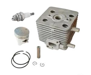 Linnkyfloa Souffleuse à neige cylindrique et piston de 34 mm EB260A - Kit de remplacement d'outils de jardin avec étincelle - Installation de construction et amélioration