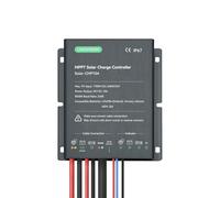 LINOVISION MPPT 12V/24V 10A Contrôleur de charge solaire avec télécommande RS485 et accès au cloud pour le système de caméra alimenté par l'énergie solaire, le lampadaire, la remorque solaire.