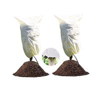 LINSOCLE 2 Pack Voile Hivernage Plante Exterieur | Housse de Protection pour Plantes palmier citronnier olivier arbre 80 x 60cm