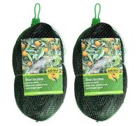LINSOCLE Filet Anti Oiseaux - 2 Pièces de 10 x 6m Filet Oiseaux Protection pour Vos Arbres Fruitiers et Légumes Contre Les Dommages Causés par Les Oiseaux, y Compris Les Pigeons