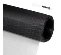 LINSOCLE Rouleau Moustiquaire, 200 x 150cm Toile Moustiquaire Fibre de Verre, Moustiquaire au Metre, Filet Anti Moustiques/Anti Mouches/Anti Insectes pour Fenêtre, Découpable,Indéchirable et Durable