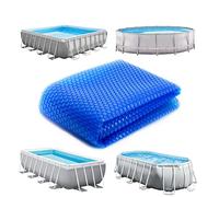 Linxor - Bâche à Bulles Ronde, Ovale, carrée ou Rectangle pour Piscine intex ou Autre - 180 microns - Bleu - Plusieurs Tailles Disponibles - 7,32 m Ronde