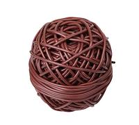 Bobine de lien tube creux antigel en PVC - Diam 3 mm x 50 m - Marron G