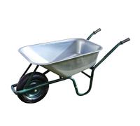 Linxor - Brouette de Jardin, de Chantier Tout Terrain - 75 L - 160 Kg - Acier galvanisé