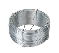 Fil d'attache en acier galvanisé pour grillage ou autre - 100 m x 1.3mm Ø - Gris -