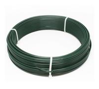 Linxor - Fil de Tension en Acier galvanisé plastifié pour Grillage ou Autre - 50 m x 2.7mm Ø - Vert