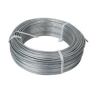 Linxor - Fil de tension en acier galvanisé pour grillage ou autre - 100 m x 2.7mm Ø - Gris