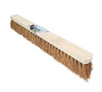 Linxor France ® Balai en Coco Naturel et Bois - 60 cm - Marron - Norme CE