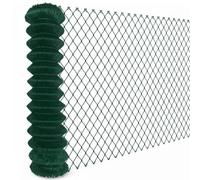 Grillage simple torsion plastifié pour clôture de jardin - 20 m x 1.5 m - Maille 5 x 5 cm - Diam 2.1 mm - Vert - Linxor