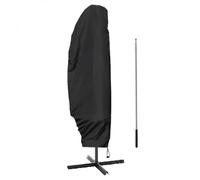 Linxor Housse de protection imperméable et anti-UV pour parasol déporté Noir – 3 tailles