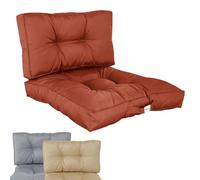 Coussins salon de jardin - terracotta