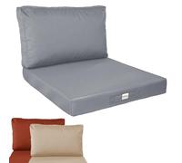 Linxor Kit de coussins pour salon de jardin déhoussables 60 x 60 cm Plusieurs coloris
