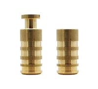 Linxor - Lot de 10 pitons escamotables en Laiton - Diam 20 mm