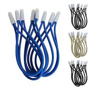 Linxor ® Lot de 10 tendeurs sandows Cabiclic avec Embout basculant - 4 Coloris