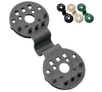 Linxor - Lot de 100 Clips de Fixation pour Brise Vue, bâche ou Toile d'ombrage - Plusieurs Coloris