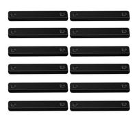 Linxor - Lot de 12 aimants pour moustiquaire ou rideau, clips magnétiques autocollants pour porte ou fenêtre - Plusieurs coloris