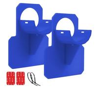 Lot de 2 supports 38 mm pour tuyau de piscine - Bleu - Linxor