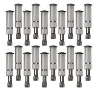 Linxor - Lot de 20 pitons Douilles escamotables en INOX Ø 12 mm
