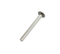 Linxor - Lot de 5 pitons Fixes d'ancrage Droit - Diam 8 x 80 mm