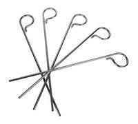 Linxor - Lot de 5 pitons Fixes Gazon en INOX 29 cm