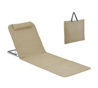 Linxor - Matelas, transat, Tapis de Plage avec Dossier inclinable et Sac de Transport - Plusieurs Coloris Disponibles