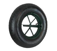 Linxor - Roue Gonflable pour brouette 36.5 x 8 cm - Axe 20 mm