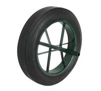 Linxor - Roue Pleine pour brouette -Ø 38.5 x 6.5 cm - Axe 20 mm