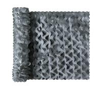 Voile d'ombrage camouflage, filet rectangulaire pour terrasse, jardin, toile résistante UV - 3 x 5 m - Gris - Linxor