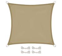 Linxor – Voile d'ombrage carré – Toile imperméable et résistante UV – Plusieurs tailles et coloris