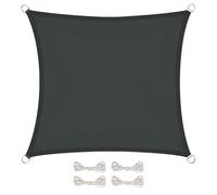 Linxor - Voile d'ombrage carré pour terrasse, Jardin, Toile imperméable et résistant UV - Plusieurs Tailles et Coloris