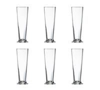Linz Lot de 6 grands verres de 390 ml - verres à bière Pilsner pour demi-pinte
