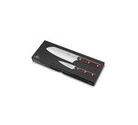 LION SABATIER - Coffret Exotique de 2 Couteaux PHENIX - Office 9 cm, optimal pour Éplucher et Parer les Fruits et Légumes - Santoku 18 cm à Lame Alvéolée, Impeccable pour Trancher et Émincer
