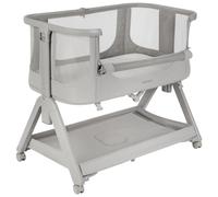 Lionelo Luna Evo Lit Bébé 3 en 1 Pliable avec Matelas et Roulettes | Matelas en mousse T25, maison et voyage, 5 hauteurs, housse lavable à 40°C, sac et moustiquaire inclus