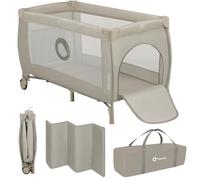 Lionelo STEFI PLUS Lit Bebe Bebe jusqu'à 15 kg, Système de Pliage Rapide | Entrée Latérale, Dispositif de Protection Contre le Pliage Accidentel LockGuard, Sac de Transport