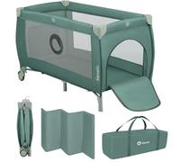 Lionelo STEFI PLUS Lit Bebe Bebe jusqu'à 15 kg, Système de Pliage Rapide | Entrée Latérale, Dispositif de Protection Contre le Pliage Accidentel LockGuard, Sac de Transport