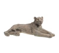 Lionne allongée naturel 110 cm