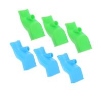 LIOOBO Prolongateur de Robinet Flexible en Tpr pour Lavabo Cuisine, 6pcs, Dispositif Anti-éclaboussures pour Faciliter le Lavage des Mains la Salle de Bain
