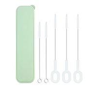 LIOOBO Set de Brosses de Nettoyage pour Gobelet et Paille en Pp Poils Doux, Protège la Surface Bouteille, Nettoyage pour Usage Quotidien