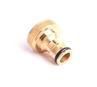 Liovns Mdingbao-raccord Tuyau Laiton Connecteur de Mamelon Femelle de 3/4 Pouce Connecteur en Laiton Connecteur en Laiton Raccords d'eau Garden Connecteur Rapide, 2pcs, Connecteur de Tuyau d'arrosage