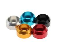 Liovns Mdingbao-Rondelles d'arrêt Tête de Capuchon Rondelle en Aluminium M2 M2.5 M3 M4 M5 M6 M8 CORLORF Plancher DE TÊTEAU DE TÊTEAU DE TÊTE DE Cap, 10 PCS, Corrosion et Durable